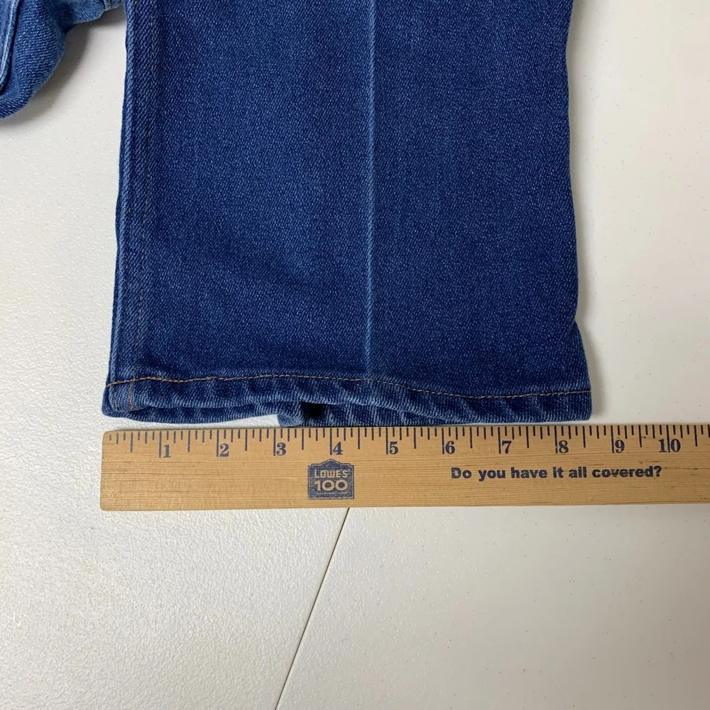 Levi's 517 Bootcut Jeans Men 40x30 (37x29) Dark Wash Orange Tab Vintage Made USA